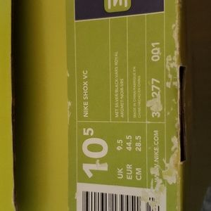 Nike Shock (Used) Size 10.5 Silver Blue Black